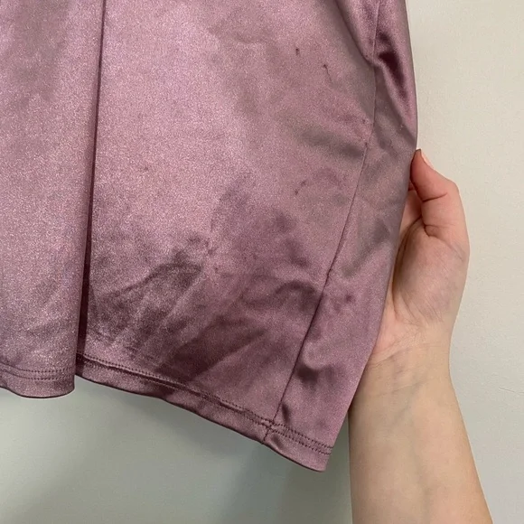 Emerald Sundae Juniors' Ruched Asymmetric Bodycon Dress - Picture 8 of 8